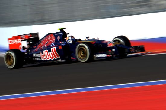 2014 Formula 1 Russian Grand Prix. Free practice