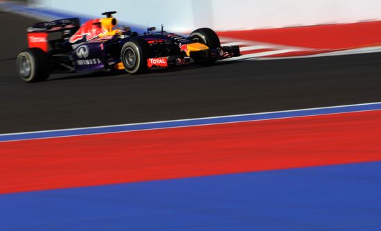 2014 Formula 1 Russian Grand Prix. Free practice