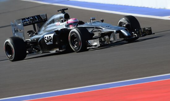2014 Formula 1 Russian Grand Prix. Free practice