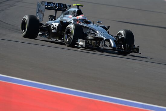 2014 Formula 1 Russian Grand Prix. Free practice