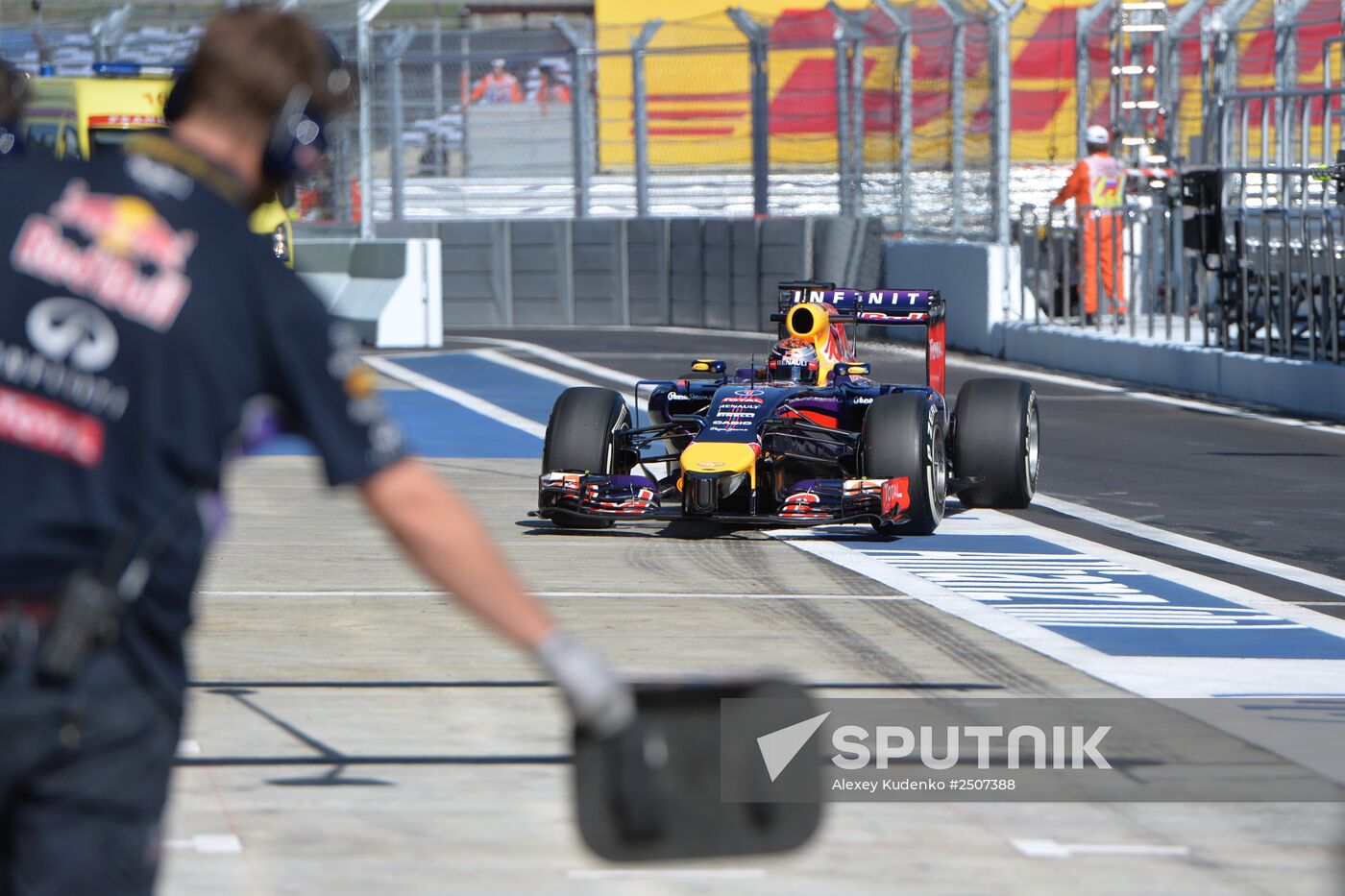 2014 Formula 1 Russian Grand Prix. Free practice