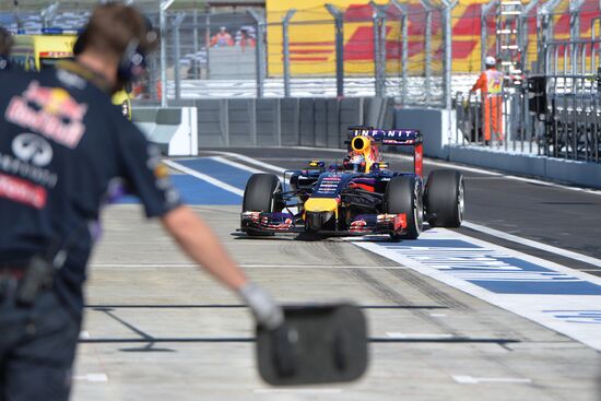 2014 Formula 1 Russian Grand Prix. Free practice