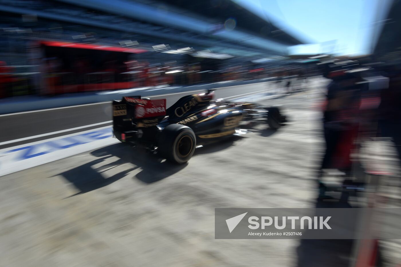 2014 Formula 1 Russian Grand Prix. Free practice