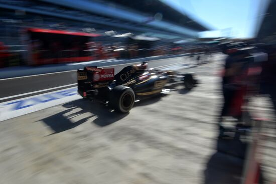 2014 Formula 1 Russian Grand Prix. Free practice