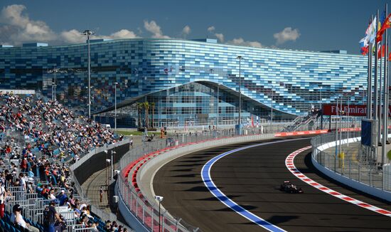 2014 Formula 1 Russian Grand Prix. Free practice