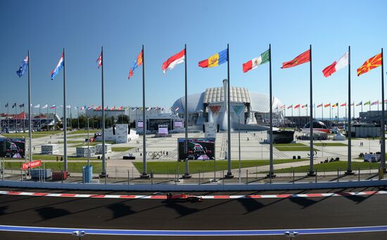 2014 Formula 1 Russian Grand Prix. Free practice