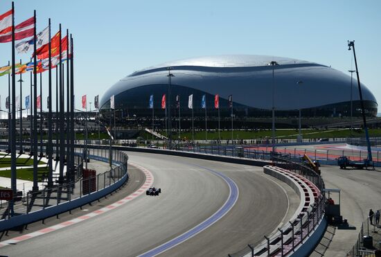 2014 Formula 1 Russian Grand Prix. Free practice