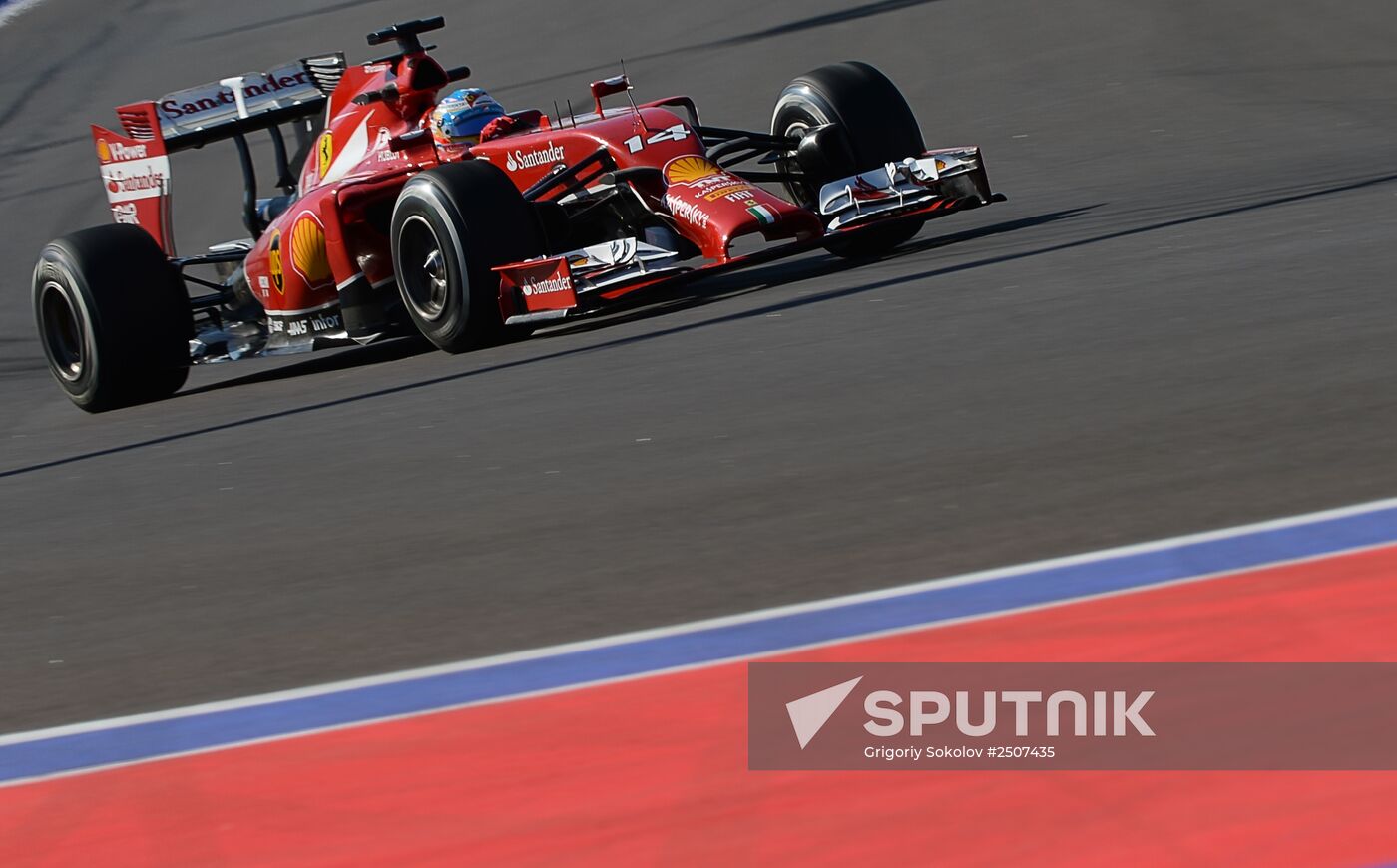 2014 Formula 1 Russian Grand Prix. Practice