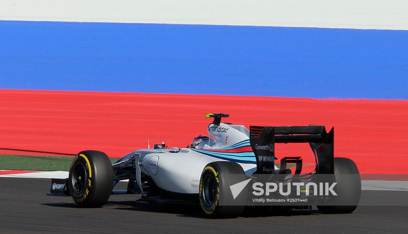 2014 Formula 1 Russian Grand Prix. Practice