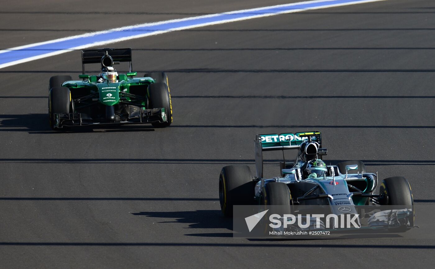 2014 Formula 1 Russian Grand Prix. Practice