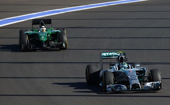 2014 Formula 1 Russian Grand Prix. Practice