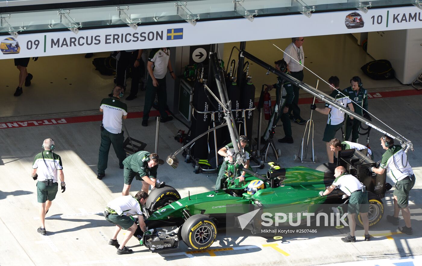 2014 Formula 1 Russian Grand Prix. Practice