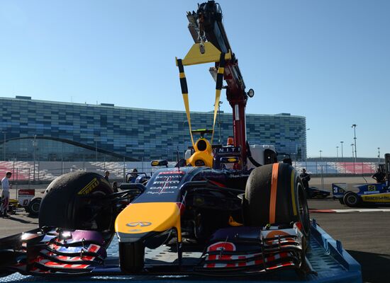 2014 Formula 1 Russian Grand Prix. Practice