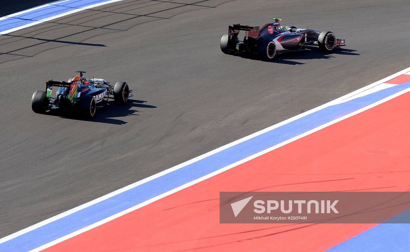 2014 Formula 1 Russian Grand Prix. Practice