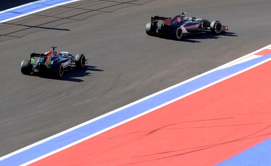 2014 Formula 1 Russian Grand Prix. Practice