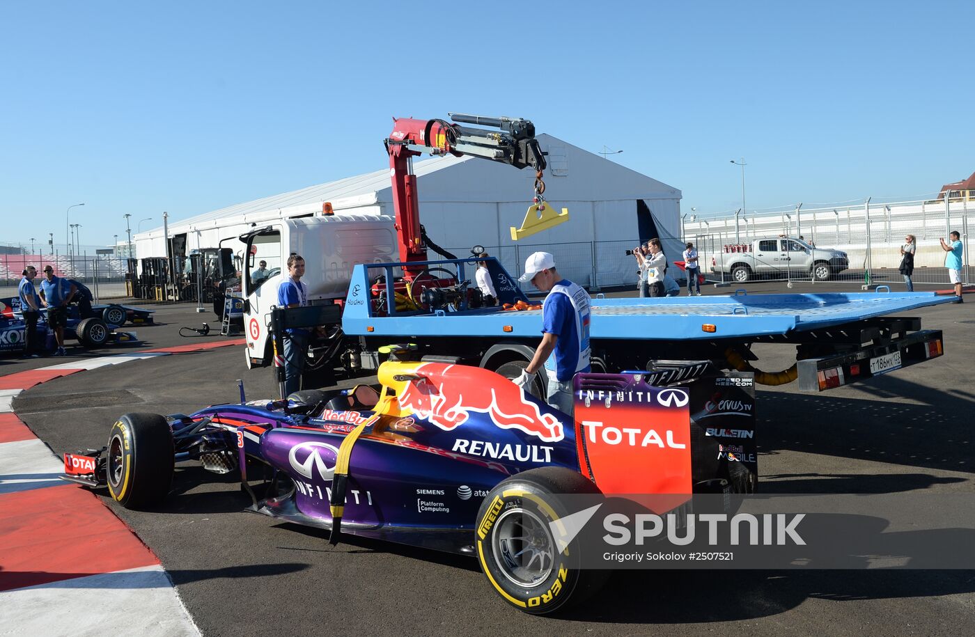 2014 Formula 1 Russian Grand Prix. Practice