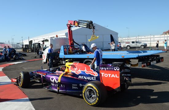 2014 Formula 1 Russian Grand Prix. Practice