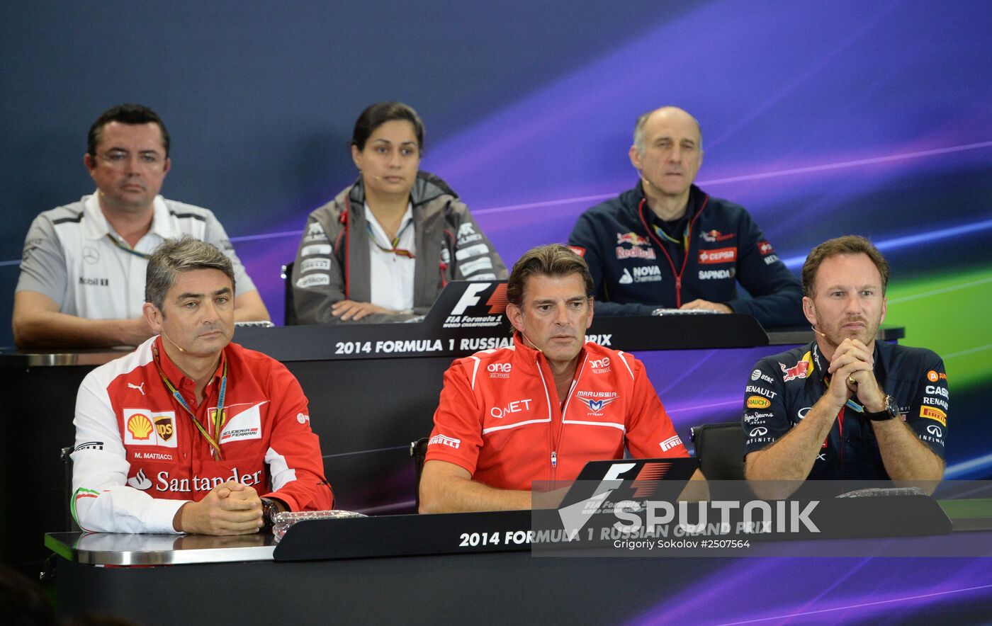 2014 Formula 1 Russian Grand Prix. Practice