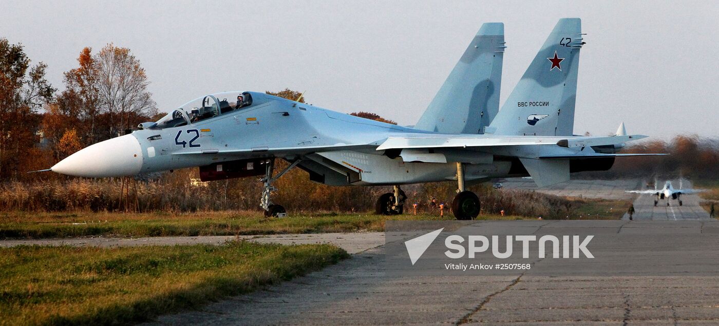 Wing of Eastern Military District receives two new Su-30 M2 fighters