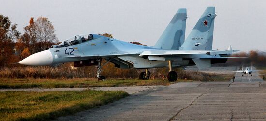 Wing of Eastern Military District receives two new Su-30 M2 fighters