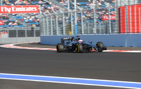 2014 Formula 1 Russian Grand Prix. First practice