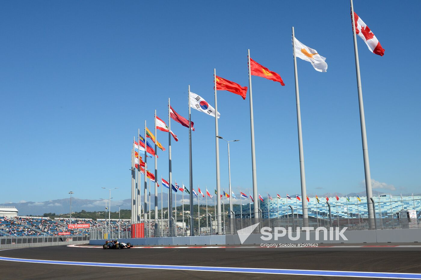 2014 Formula 1 Russian Grand Prix. First practice