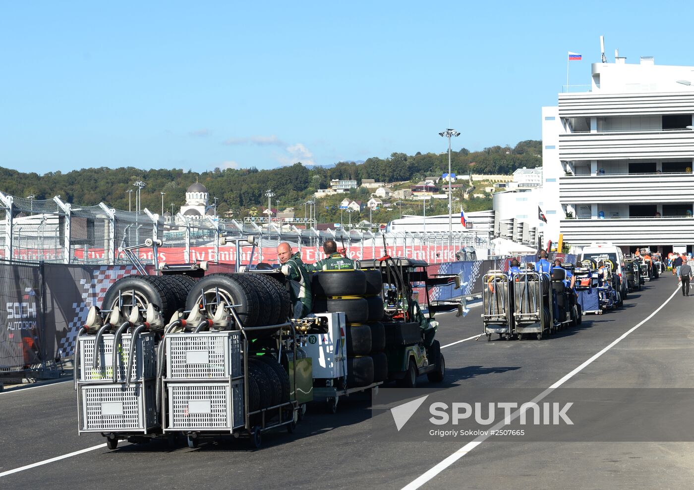 2014 Formula 1 Russian Grand Prix. First practice