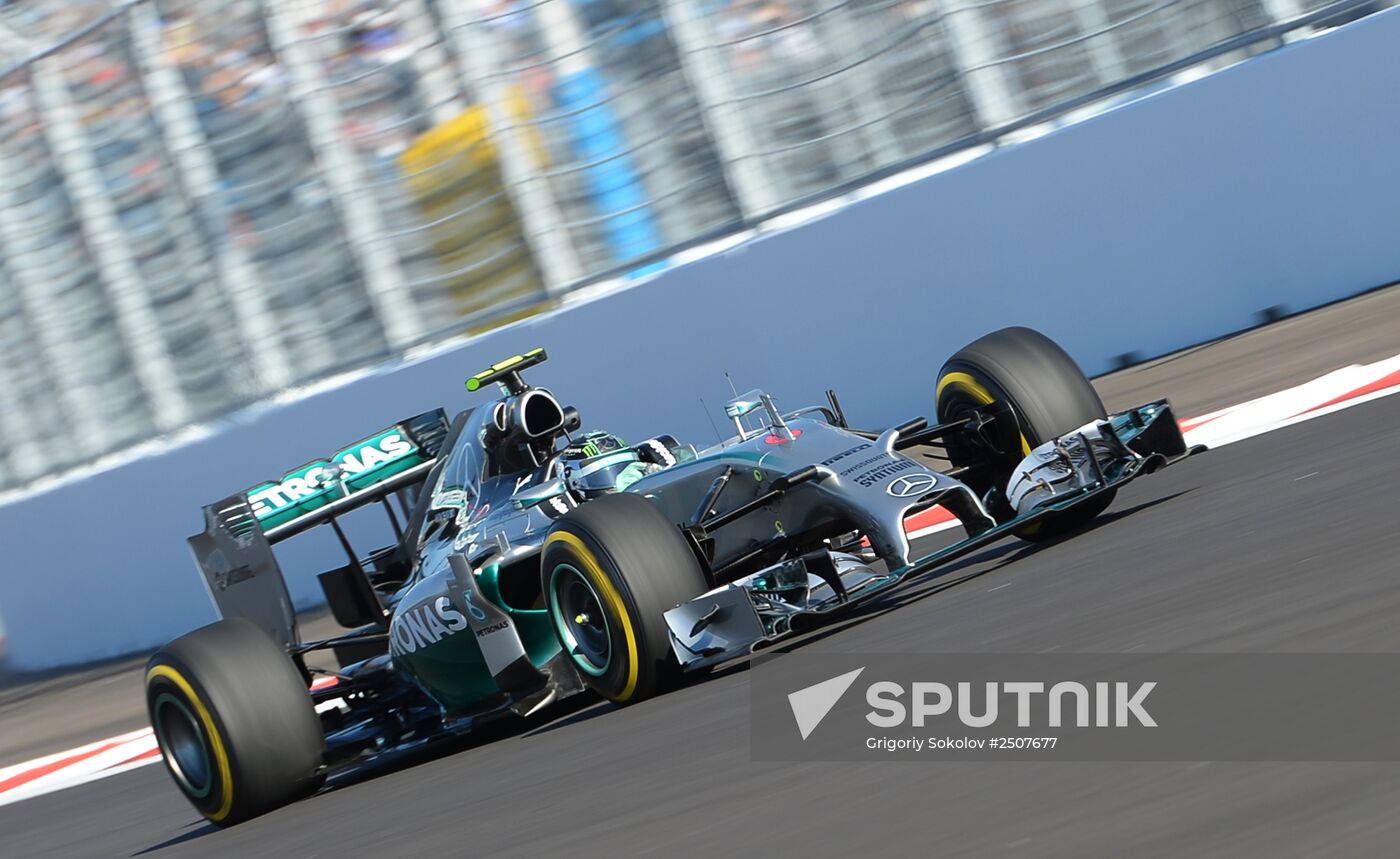 2014 Formula 1 Russian Grand Prix. Practice