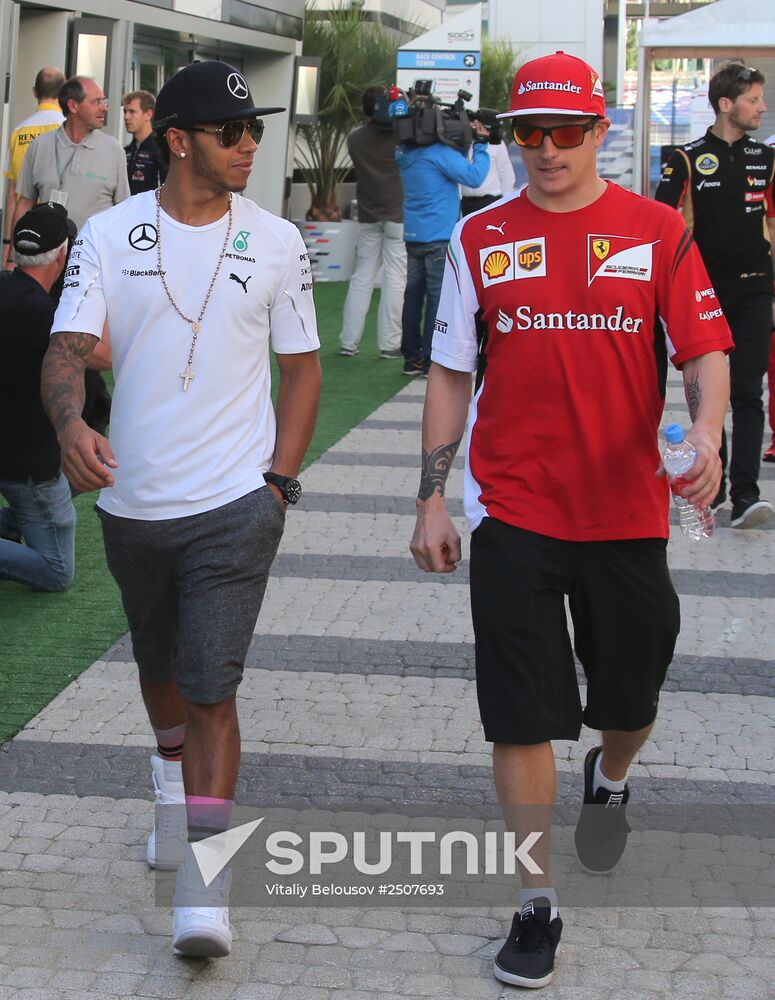 2014 Formula 1 Russian Grand Prix. Free practice