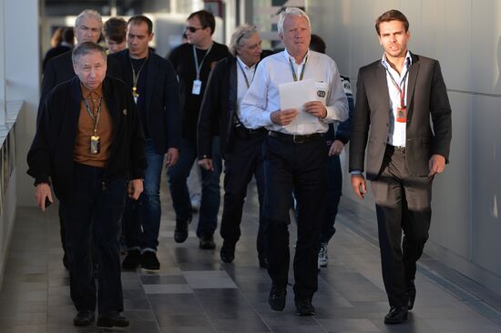 2014 Formula 1 Russian Grand Prix. Free practice