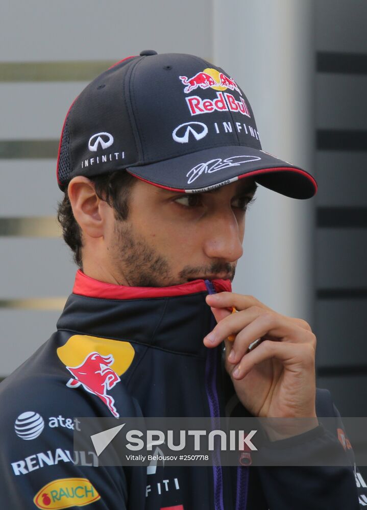 2014 Formula 1 Russian Grand Prix. Free practice