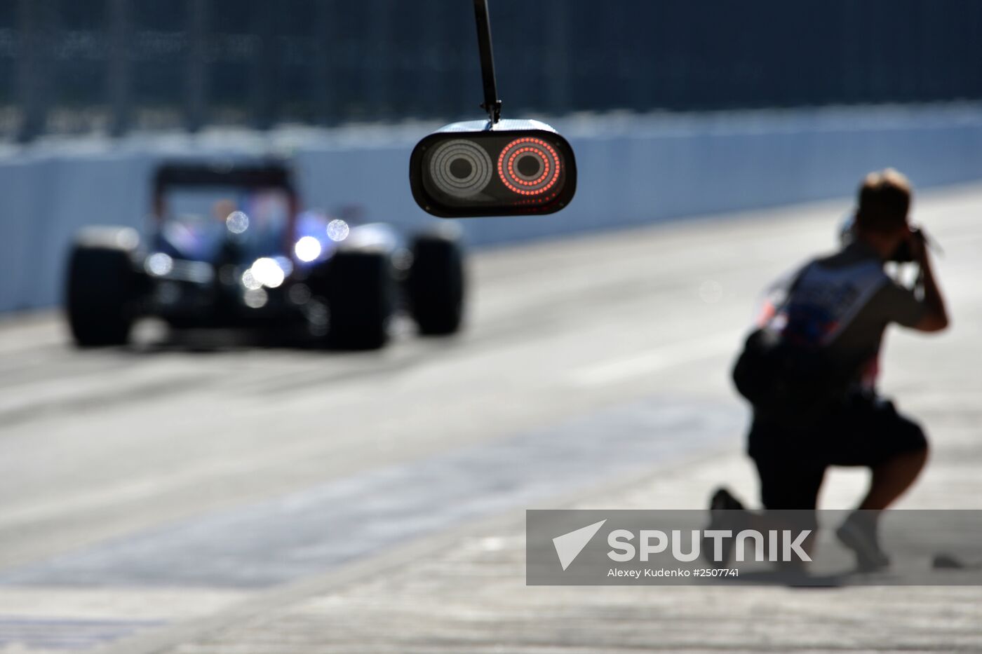 2014 Formula 1 Russian Grand Prix. Free practice