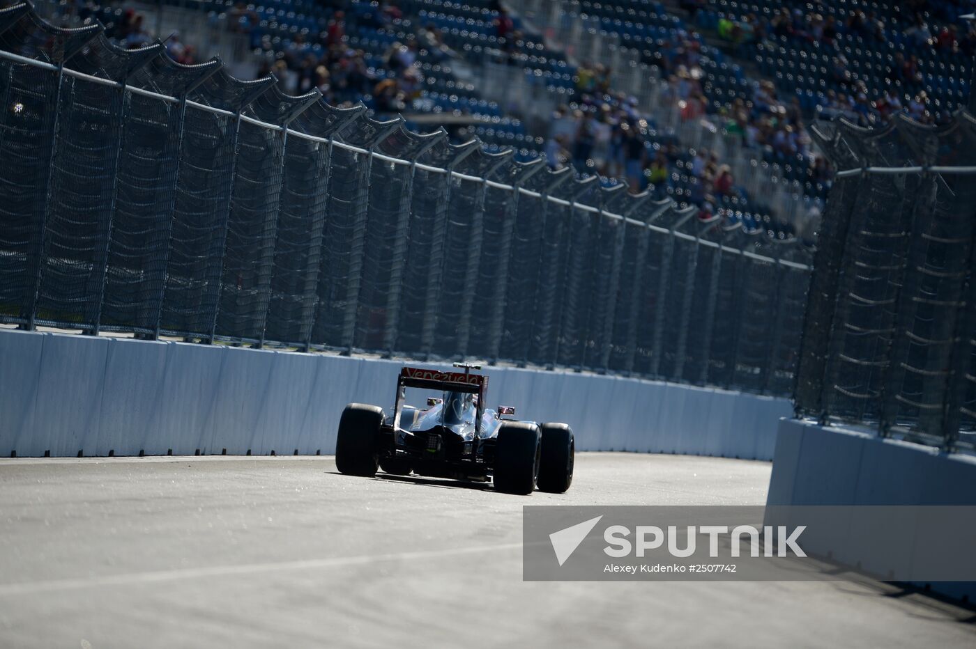 2014 Formula 1 Russian Grand Prix. Free practice