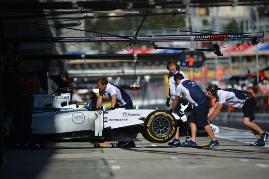2014 Formula 1 Russian Grand Prix. Practice