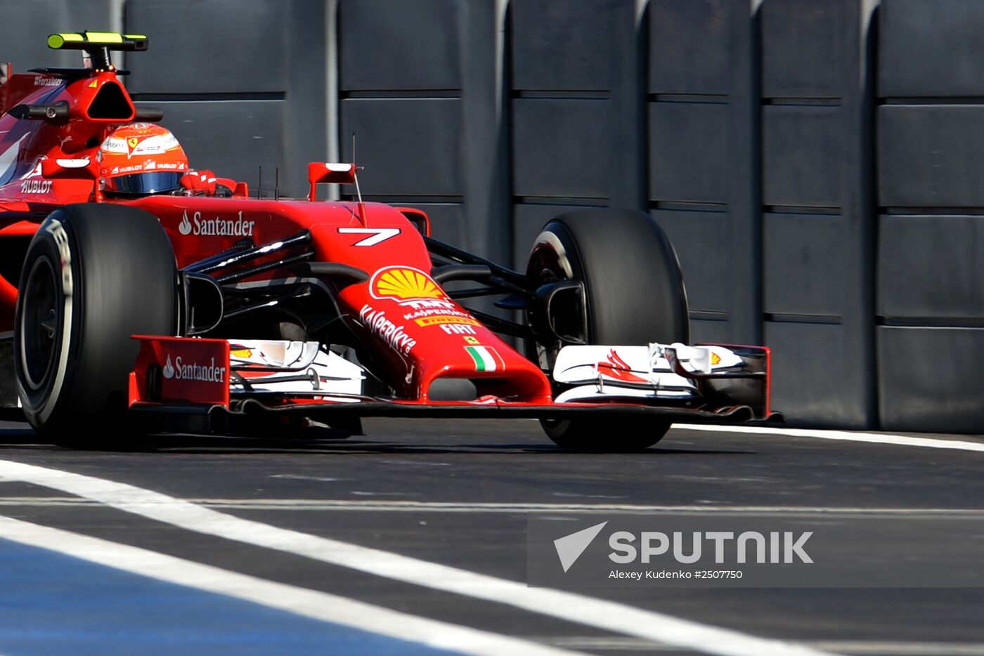2014 Formula 1 Russian Grand Prix. Free practice