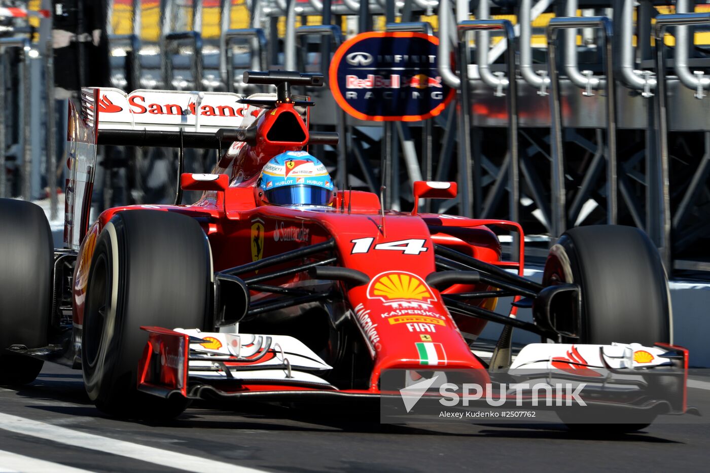 2014 Formula 1 Russian Grand Prix. Free practice