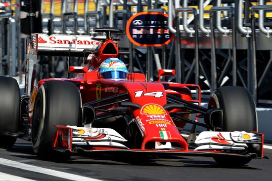 2014 Formula 1 Russian Grand Prix. Free practice