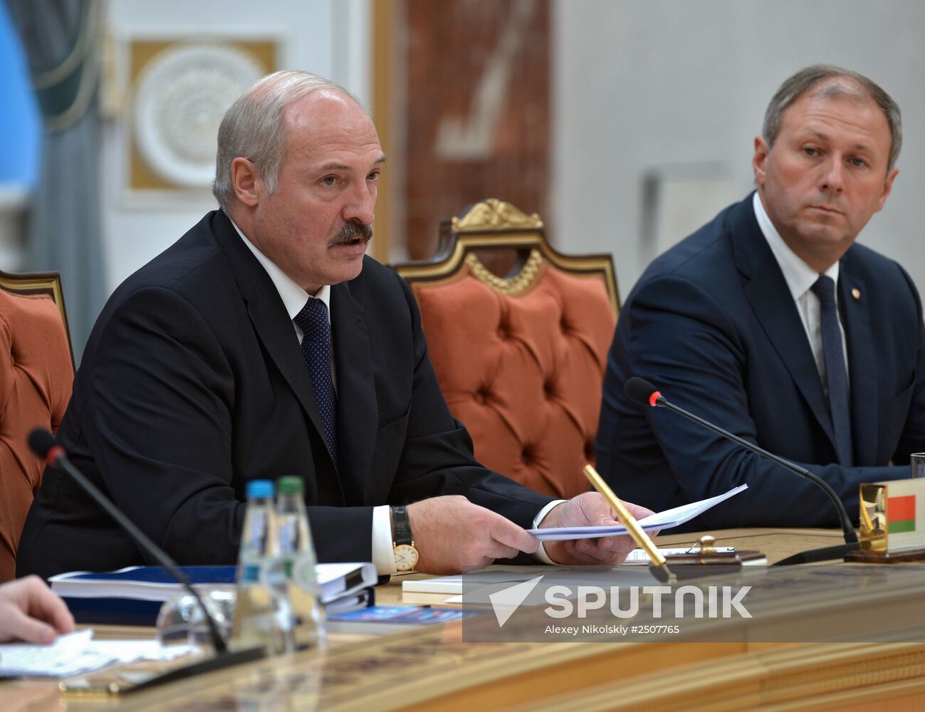 Vladimir Putin visits Belarus