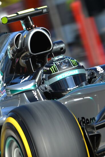 2014 Formula 1 Russian Grand Prix. Free practice