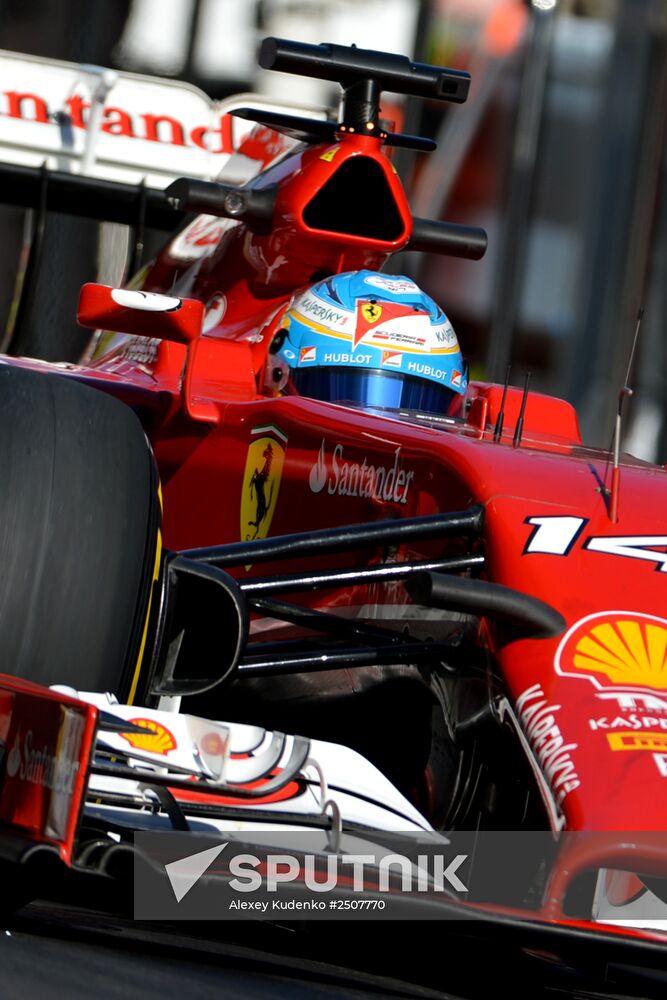 2014 Formula 1 Russian Grand Prix. Free practice