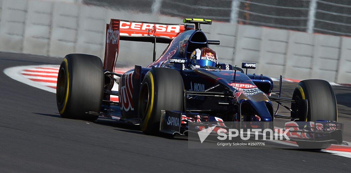 2014 Formula 1 Russian Grand Prix. Free practice