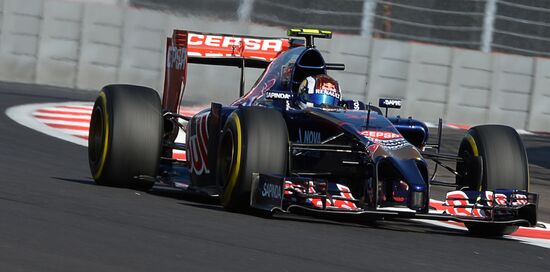 2014 Formula 1 Russian Grand Prix. Free practice