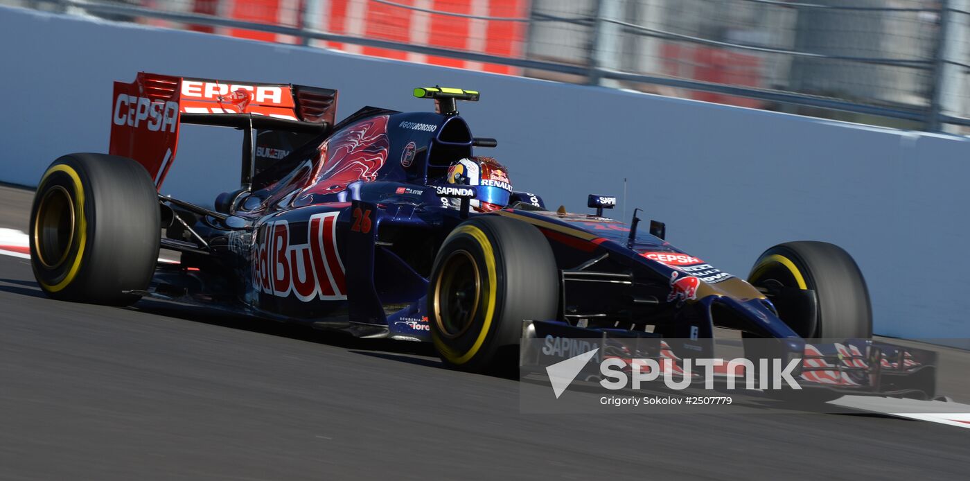 2014 Formula 1 Russian Grand Prix. Free practice