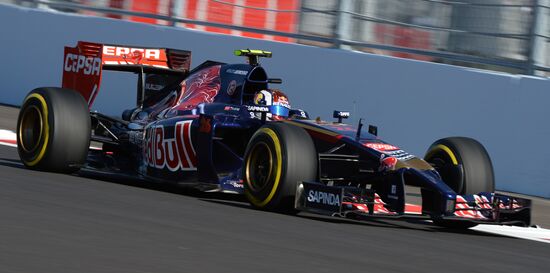 2014 Formula 1 Russian Grand Prix. Free practice