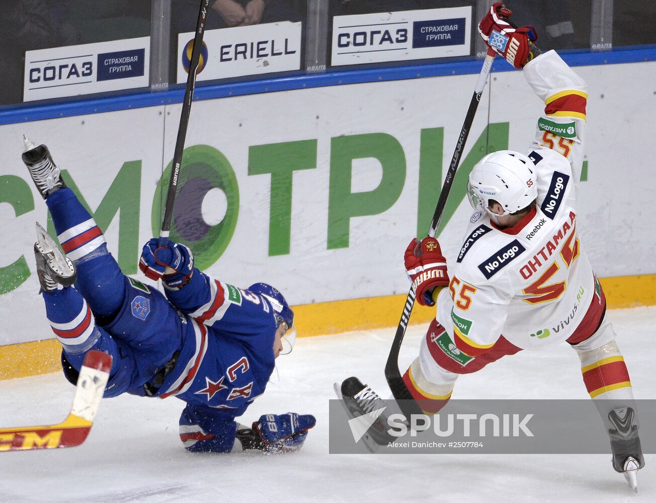 Kontinental Hockey League. SKA vs. Jokerit