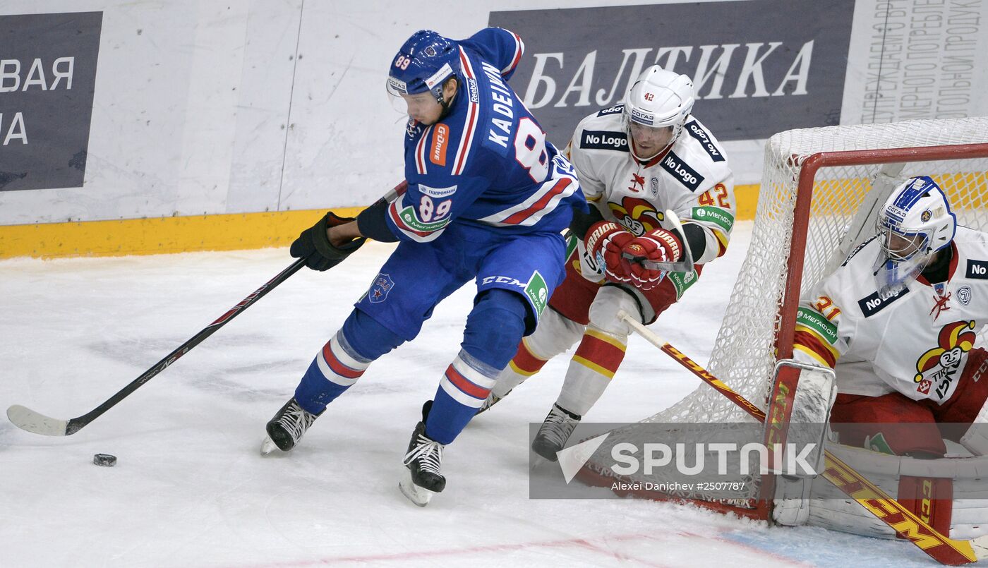 Kontinental Hockey League. SKA vs. Jokerit