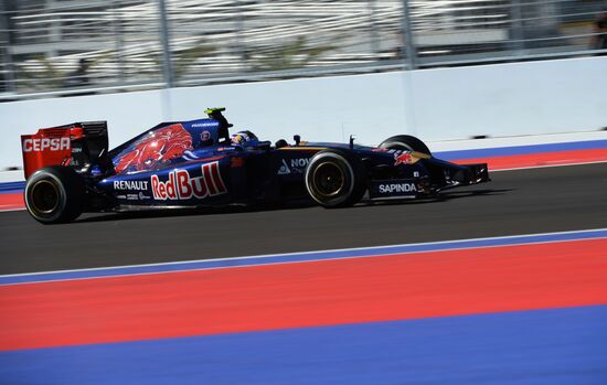 2014 Formula 1 Russian Grand Prix. Free practice