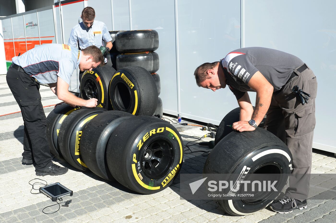 2014 Formula 1 Russian Grand Prix. Free practice