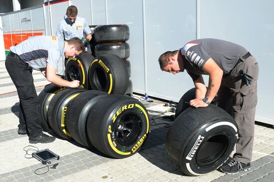 2014 Formula 1 Russian Grand Prix. Free practice