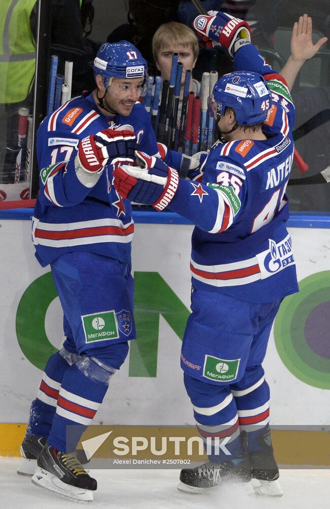 Kontinental Hockey League. SKA vs. Jokerit